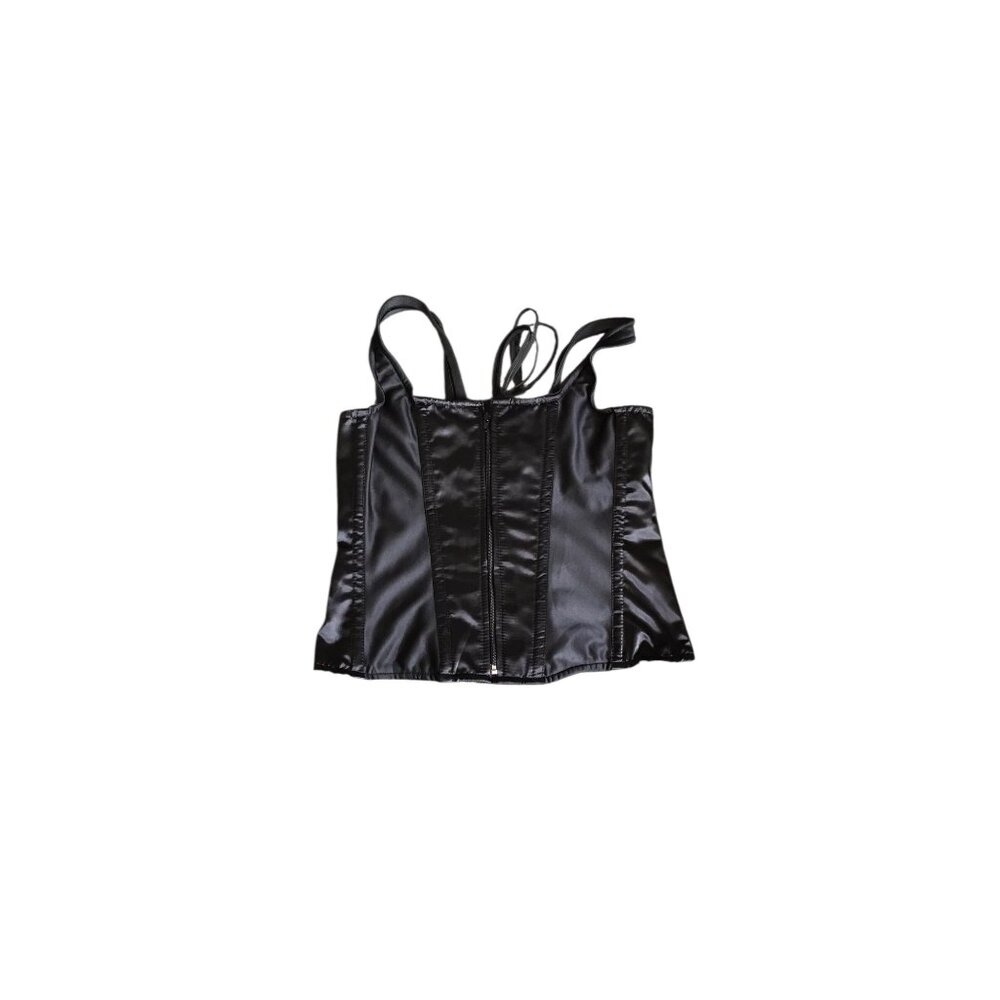 Top Drawer Black Corset Top